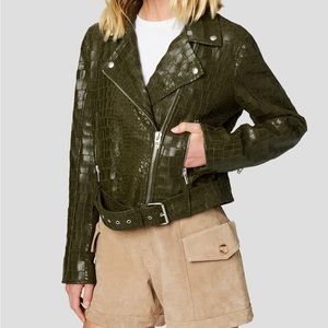 Blank NYC Faux Reptile Moto Jacket🤩😎
